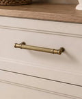 Six Pack Stripes Cabinet Pulls Antique Brass For Kitchen Cabinets And Dressers, handle on white dresser, vintage zinc alloy aluminum hardware