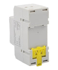 Programmable Timer Switch With Weekly Cycle For Automatic On Off Of Lights And Appliances No Fuss Setup 16 Daily On Off Periods Capacitive Touch Buttons Reliable Circuit Protection Easy Home Automation white modular switch with yellow terminal clip
