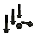 Titanium Split Rim Bolts M7x32mm For 3pc And 2pc Wheels Black High Strength Lightweight Fasteners For Performance Cars