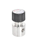 1/4 Inch NPT Female Diaphragm Valve Made From SS316 Stainless Steel For Pneumatic Gas Control Systems, heavy duty industrial grade, side view