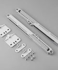 Real Smooth As Butter Cabinet Drawer Slides One Pair Heavy Duty Soft Closing Dampers Zero Hassle Installation Silent Shutting Track Kitchen Gear Upgraded In Minutes with tracks and mounts.