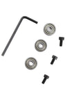 Heavy Duty Steel Bearing Kit For Milling Cutter Head Three Upper Dust Proof Bearings With Metal Guards Includes Installation Screws And Hex Wrench