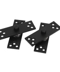 Pivot Hinge For Hidden Doors And Bookcases, 360 Degree Rotation, Heavy Duty Stainless Steel Concealed Door Hinge, black finish pair