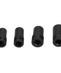 Heavy Duty Locking Wheel Nut Remover Sockets Kit With Thin Wall Design For Tight Spaces And Scratch Free Extraction Of 17mm 18.5mm 21mm And 26mm Lug Nuts On Any Ride Using Durable Aluminum Alloy Impact Tools, 4 sockets