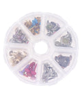 Colorful Metal Brads Fasteners Set For DIY Crafts Scrapbooking And Cardmaking Easy To Use Embellishment Kit With Storage Box