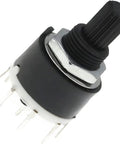 16mm Rotary Encoder Switch Kit Ten Pack SR16 Style Dual Pole With Three Four Position Options Plus One Pole Five Six Eight Position Variants