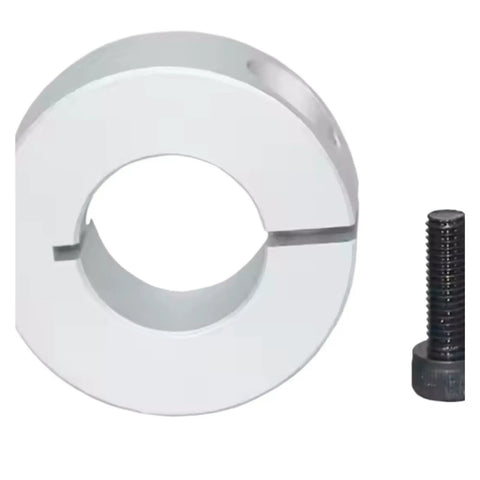 Straight Up Reliability Aluminum Shaft Collar Locking Sleeve Open Type Fixed Ring For Shafts One Piece Anodized Aluminum Durability Works Great On Drive Shafts Gearbox Assemblies Motor Bases Secure Size 16 To 35 Reliable Rock Solid Locks Never Fail, anodized aluminum shaft collar with set screw
