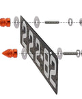 Spike License Plate Bolt Kit Aluminum Alloy Decorative Screws And Frame Fasteners For Cars And Motorcycles Orange 4 Pcs Dope Vehicle Accessory To Upgrade Your Ride And Stand Out On The Road