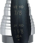 Step Drill Bit Unibit Set Irwin Tools for Thin Materials Like Stainless Steel and Copper, Includes 7/8 Inch and 1-1/8 Inch Holes