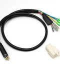 9 Pin Waterproof Ebike Motor Cable Connector With Hall Sensor Plug In Ready 160cm Lead showing connectors and cable
