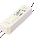 LED Power Supply Waterproof 24V 100W 4A Switch Driver 110V 220V AC DC Light Transformer Rugged For Outdoor Lighting Projects With Universal AC Input Range 110 240V Pro Grade Wholesale, white housing with wires