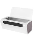 Top Shelf Mini Ultrasonic Cleaner Hella Crisp 500 ML Wash Bath for Rings Glasses with stainless steel basin and lid.