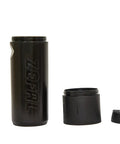 0.8L Waterproof Bike Tool Capsule For Bottle Cages Screw Cap Seal Impact Resistant Polypropylene Case disassembled view