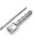 Badass Heavy Duty High Speed Steel Annular Cutter With Weldon Shank And 7/16 Inch Cut Diameter Plus 2 Inch Cutting Depth Built Tough For Magnetic Drills Mills And Large Drill Presses.