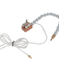 Heavy Duty Adjustable Mist Coolant Spray System For Cnc Lathe Mill Machines Featuring Eight Millimeter Tubing, detailed view with tubing and spray head.