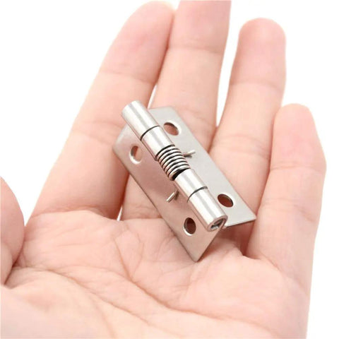 Beefy Heavy Duty Stainless Steel Spring Hinge For Cabinets And Doors Hardware With Screws Included Built To Last For Home Doors Windows