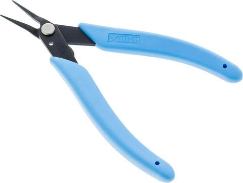 Precision Tweezer Nose Pliers With Radiused Non Marring Tips For Delicate Wire Under 1 Mil, Sharp Tip Alignment, Durable Steel