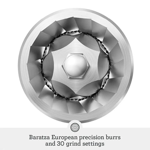 Baratza European precision burrs for the Absolute Game Changing Slick Espresso Machine In Damson Blue With Auto Milk Steaming Precision Tamping And Cold Brew Function For Smooth Latte Art And Major Home Cafe Vibes Touchscreen Daily.
