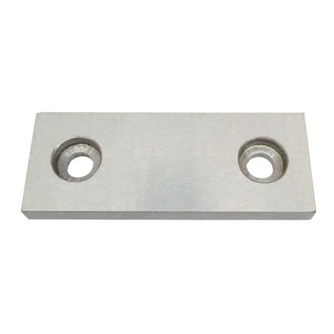 Pro Shop Ready 1.5 HP Electric Tube Pipe Notcher End Mill Kit flat metal plate with holes for securing pipe notching.