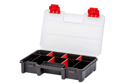 Open Three Piece Organizer Set With Removable Dividers One Medium And Two Mini Hardware Boxes For Screws Bolts Beads Tackle And Craft Supplies