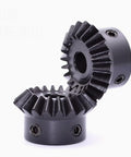 Bevel Gear 90 Degree 1 To 1 Gear Set Modulus 1 25 Teeth Half Inch Inner Hole Alloy Steel Two Pack For Machinery DIY Projects