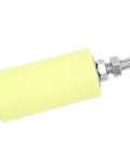 Side view of Heavy Duty Slide Gate Guide Post Roller With Nylon Wheel for ultra smooth sliding and ultra durable universal fit