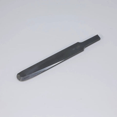 Heavy Duty Nitrided HSS Woodturning Scraper One Inch Wide Negative Rake And Radiused Edge on a white background.