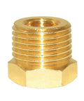 Brass hex reducer 1/2 to 1/4 NPT male to female adapter