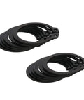 20 Piece External Circlips C Clip Snap Ring Set 65Mn Steel 58Mm 60Mm 62Mm 65Mm 68Mm For Cars Auto Engines Valves And Bearings Durable Black Plated Heavy Duty Retaining Rings Kit on display