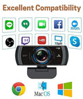 Smooth As Butter 60Fps 1080P HD Webcam showing excellent compatibility with various software and systems.