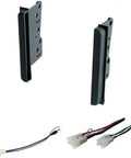 Premium Double Din Car Stereo Dash Install Kit With Plug And Play Wire Harness And Antenna Adapter For Aftermarket Radios