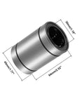 LM30UU 30mm Linear Ball Bearings Kit For CNC Machines And 3D Printers, shown with dimensions and double seal design.