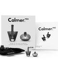 Calmer Noise Reducing Ear Plugs Silicone Reusable For Noise Sensitivity And Travel Focus Stay Calm In Busy Environments packaging and product display