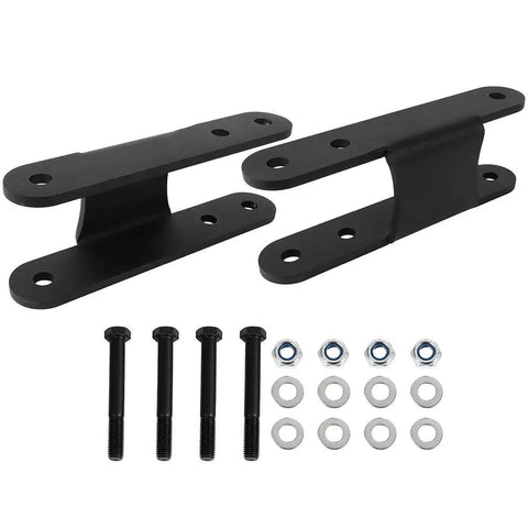 Chevy Colorado And GMC Canyon Two To Three Inch Rear Leveling Lift Kit With Forged Aluminum Strut Spacers For 2004 Through 2021