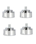 Adjustable Metal Furniture Legs Four Pack With M10 Bolts Aluminum Alloy Feet For Sofas Tables And Cabinets DIY Hardware Accessory