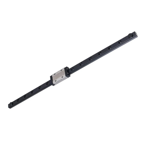 Heavy Duty 650mm Linear Rail Guide Set With Carriage Blocks For 3D Printers And CNC Machines Two Pack Black Finish with ball bearings
