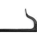 Pony 8 Inch Bench Hold-Down Clamp For Woodworking Heavy Iron With Black Enamel Finish Quick Tap In Mount Holds Work Firmly On Benchtops, side view