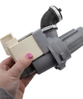 Hand holding Dishwasher Circulation Pump Replacement For W10879262 W11612326 AP7193729 W10805386 120V 60Hz 60W