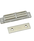 Stainless Steel Magnetic Door Catch And Closer For Home And Garage, Built Tough, Heavy Duty 1 Pack, Self Closing Door Latch