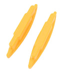 SUNGOOYUE Magnetic Stud Finder, ABS Wall Scanner Screw Detector 2 Pack 14cm compact yellow tools for drywall and wood construction.