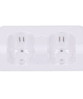 Top view of Dual Remote Charger Dock With Built In 2800mAh Batteries For Game Consoles And Smart TVs 4 In 1 Remote Charging Station