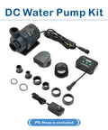 24V DC Water Pump With LCD Display Controller For Saltwater Aquarium Ultra Quiet Inline Or Submersible Return Pump 800 GPH Kit