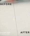All In One Surface Repair Kit For Porcelain Ceramic Fiberglass Corian And Enamel Surfaces Fix Chips And Scratches In Minutes At Home Easy To Use For Tiles Bathrooms Fixtures And Countertops before and after use on surface