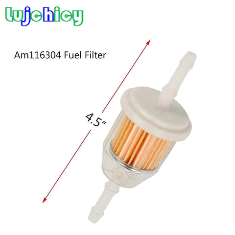Fuel Pump For Briggs Stratton Honda Kohler Yamaha Small Engine Lawn Mower Tractor With Vacuum Hose And Fuel Filter Includes AM116304