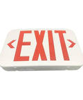 LED Emergency Exit Sign Double Face With Battery Backup Kit, 6 Pack, UL Certified, 120/277V, SMD LED with red lettering
