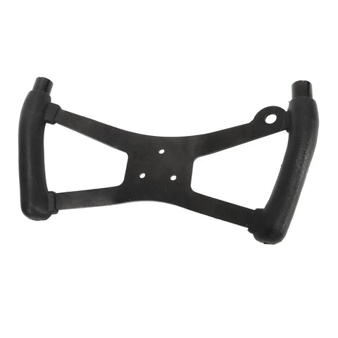 Universal Wireless Go Kart Racing Steering Wheel With Metal Alloy Frame And PU Rubber Grip for ATV UTV shown flat