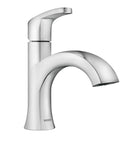 Karis Spot Resist Brushed Nickel One-Handle Single Hole Bathroom Sink Faucet With Optional Deck Plate For Clean Look And Easy Install 84346SRN
