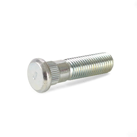 Close-up of single wheel stud from 5 Pack M12x1.5 Wheel Studs For Hyundai And Kia Cars And SUVs 1998 2024 Sonata Elantra Tucson Santa Fe Accent
