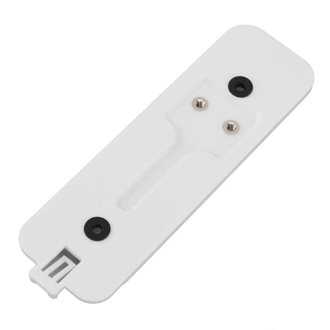 White Video Doorbell Back Plate Replacement, lightweight durable plastic for easy install, compatible with most models, front view