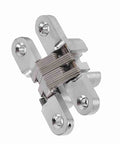Hidden Hinge Set Dope Durable Zinc Alloy Cross Hinges For Seamless 180 Degree Door Swing In Cabinets And Modern Homes, Rust Proof